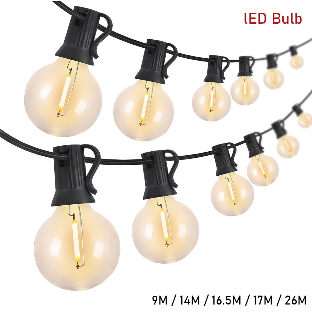 Outdoor Lighting Effects - 7/26M Lampu Peri LED Globe String