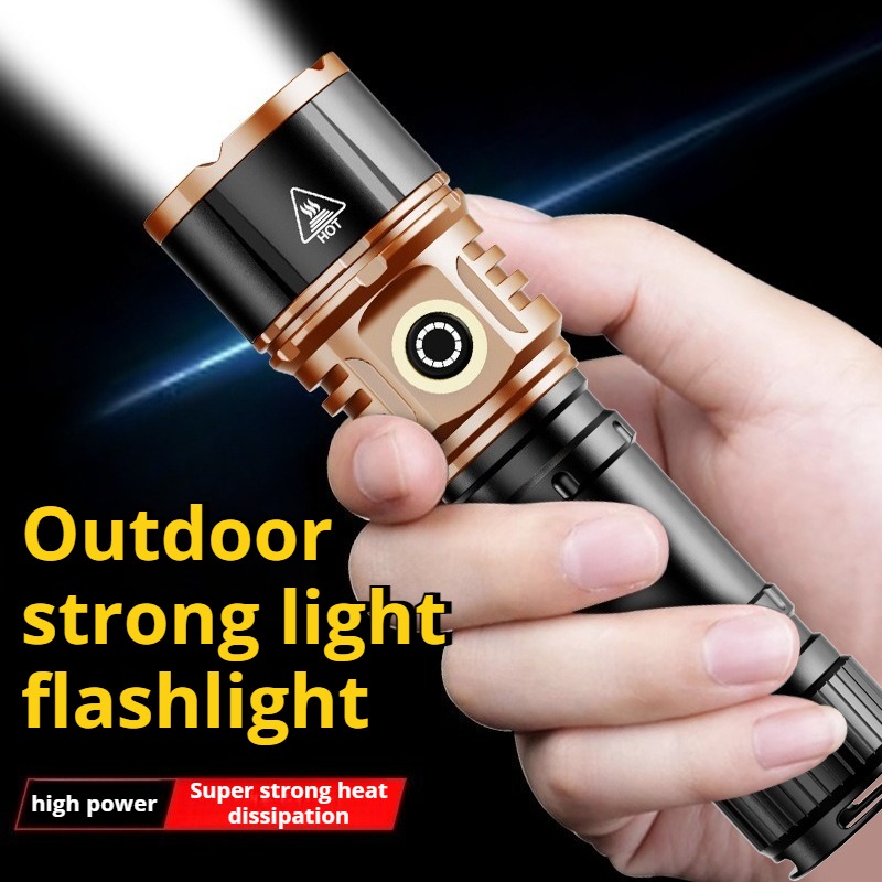 Outdoor Lighting Waterproof - Senter LED Daya Tinggi Cahaya Kuat