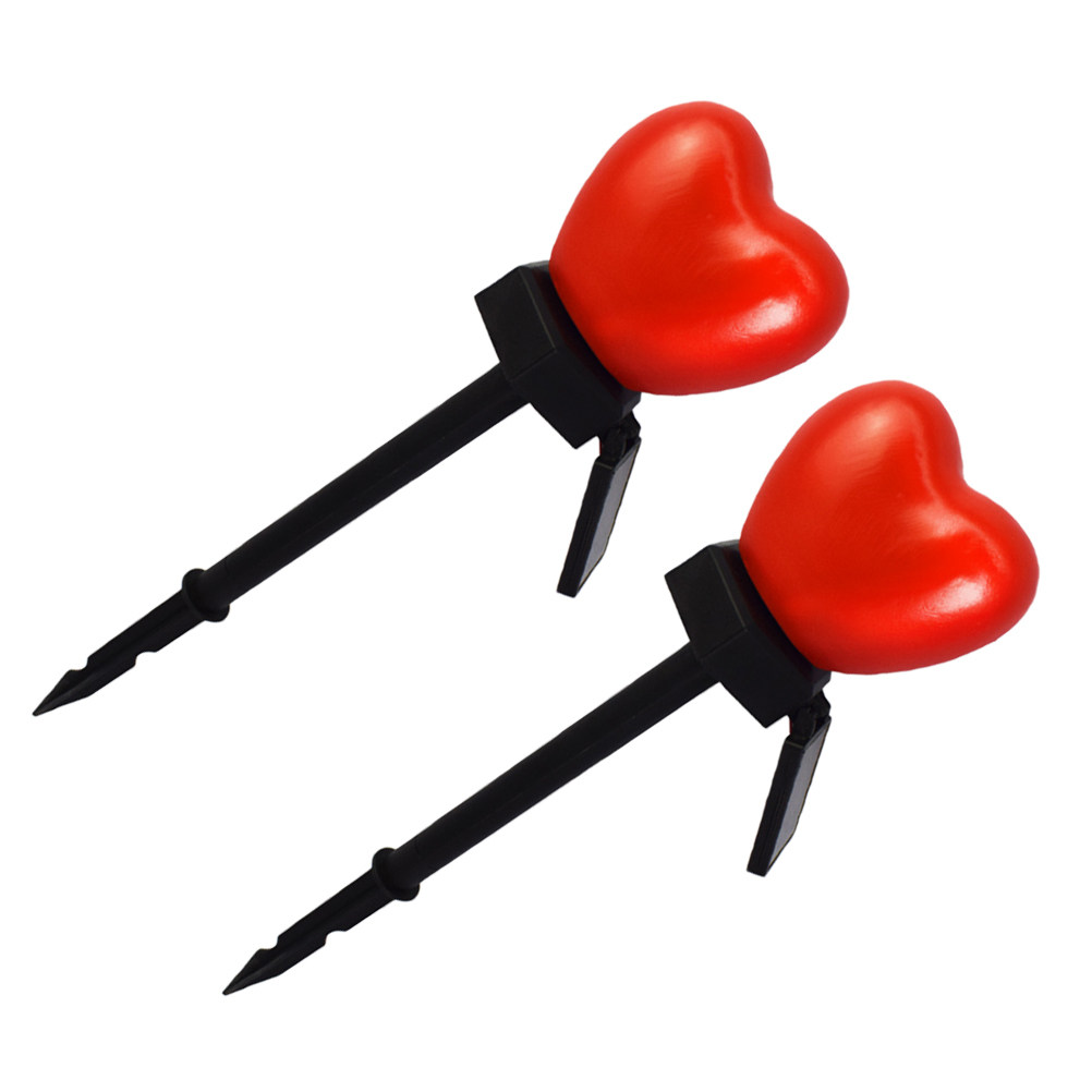 2 Buah Lampu Hias Bentuk Hati  - Outdoor Lighting Pathway ulasan dan harga