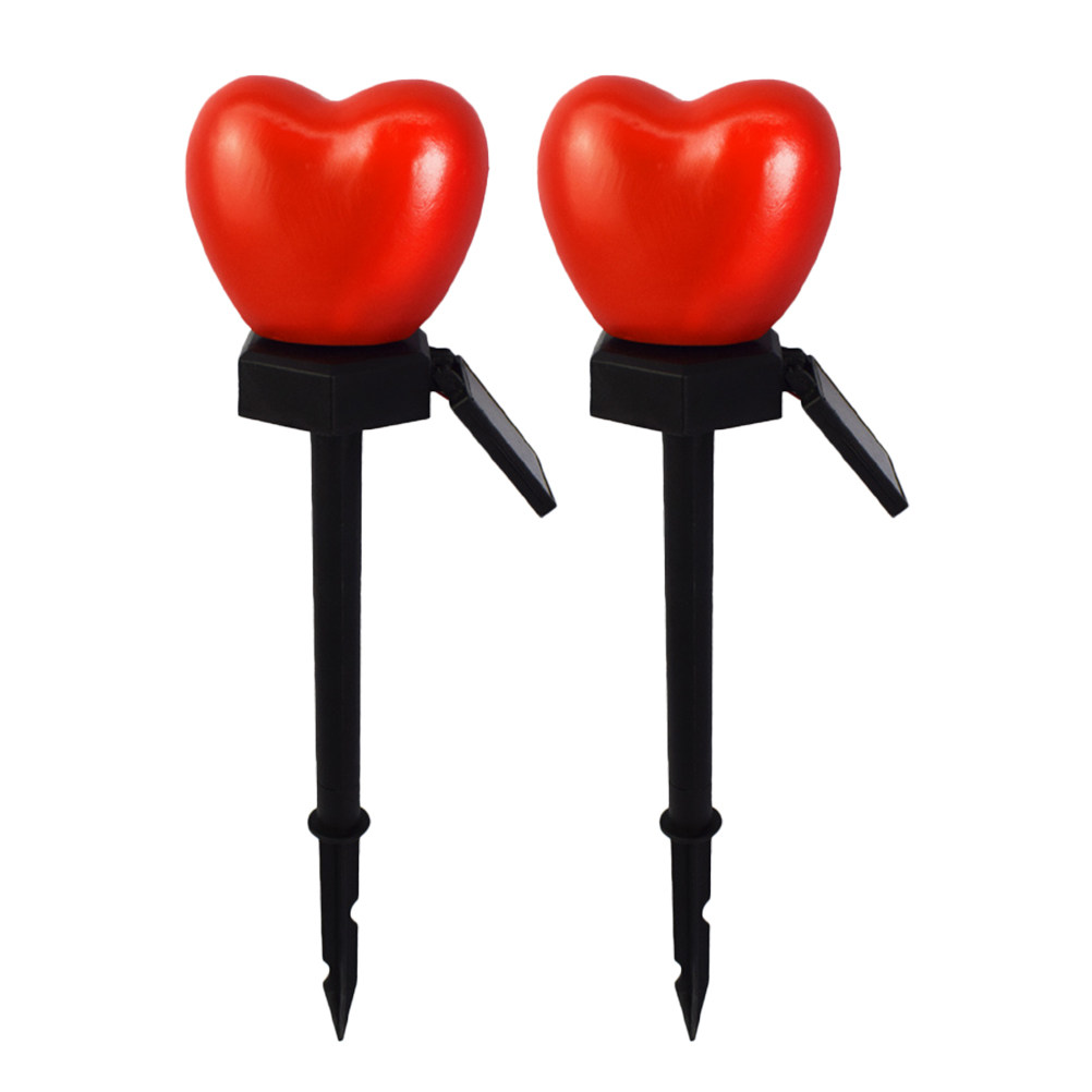 2 Buah Lampu Hias Bentuk Hati  - Outdoor Lighting Pathway ulasan dan harga