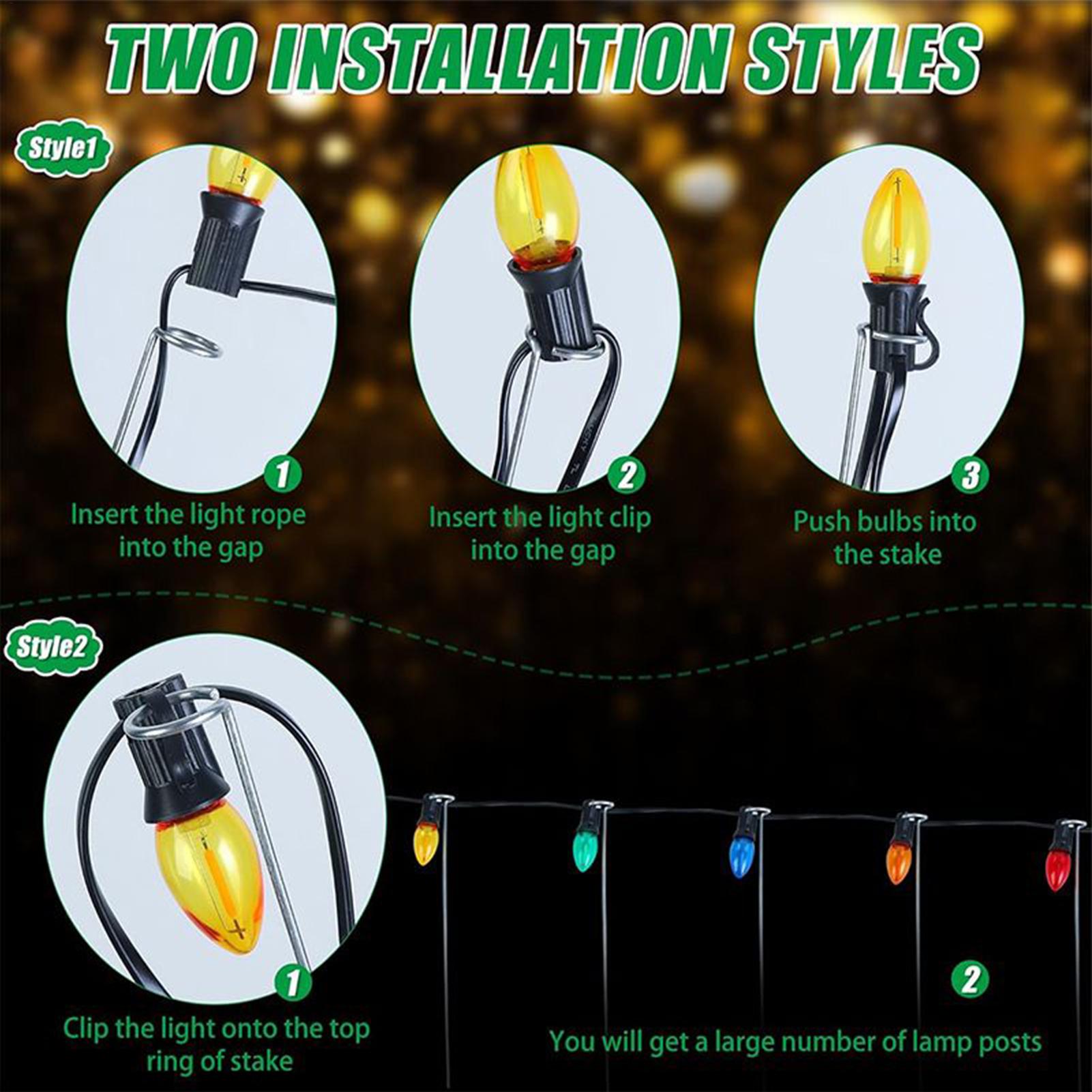 Lampu Natal Tiang Tanam 12-Inc - Outdoor Lighting Pathway ulasan dan harga